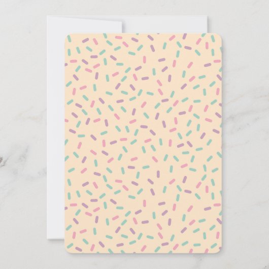 Twee snoepjes Schattigee Kinder tweede verjaardag Kaart (Achterkant)