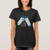 Twee sokken t-shirt (Voorkant)