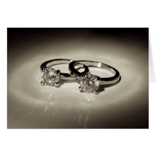 Twee Solitaire Ringen (Voorkant Horizontaal)