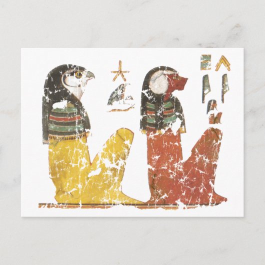 Twee Sons van Horus Briefkaart (Voorkant)