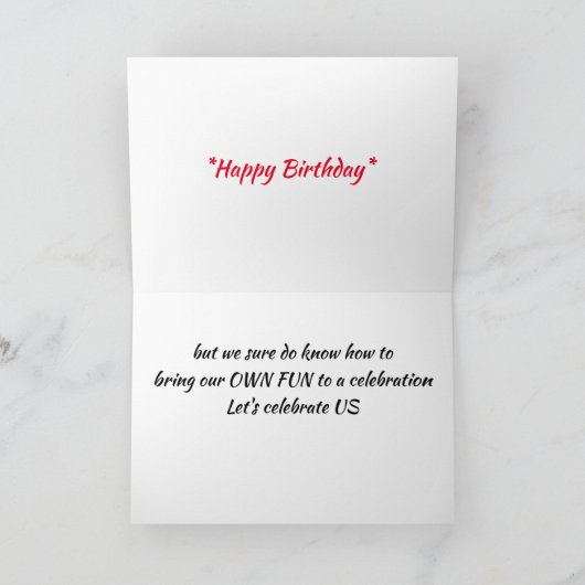 *TWEE SOORT* BRENGT "ONZE EIGEN" OP EEN "PARTIJVON KAART (Binnen)