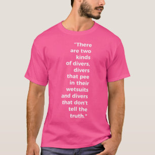 Twee soorten duikers t-shirt