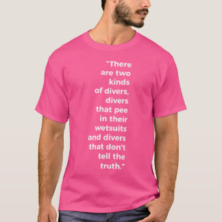 Twee soorten duikers t-shirt