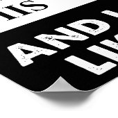 Twee soorten Hate Funny Poster (Hoek)