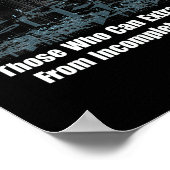 Twee soorten mensen in deze wereld poster (Hoek)