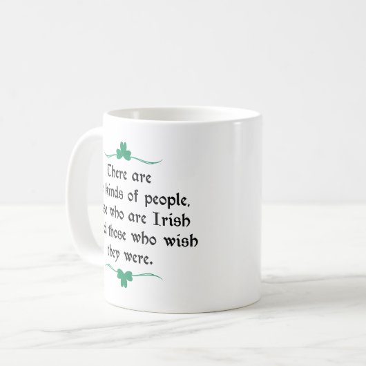 Twee soorten mensen koffiemok (Voorkant links)