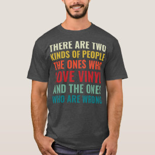 Twee soorten mensen Vinyl Lover Record Collector L T-shirt