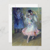 Twee Spaanse dansers, 1852 Briefkaart (Voorkant / Achterkant)