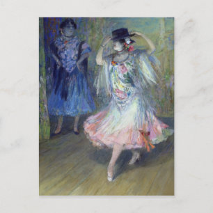 Twee Spaanse dansers, 1852 Briefkaart