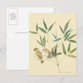 Twee Sparrows Briefkaart (Voorkant / Achterkant)