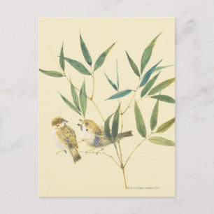 Twee Sparrows Briefkaart