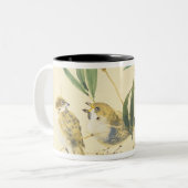 Twee Sparrows Tweekleurige Koffiemok (Voorkant links)