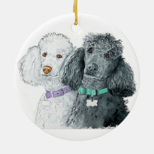 Twee specht keramisch ornament (Achterkant)