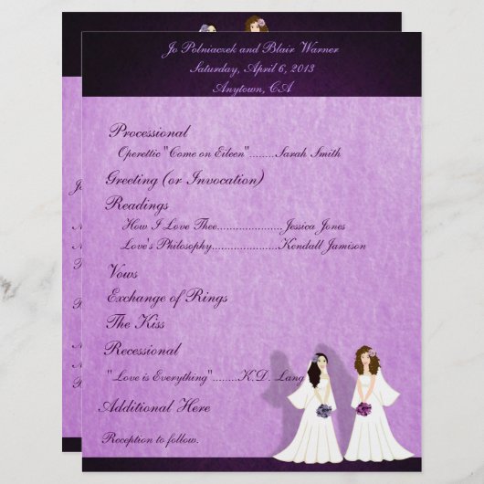 Twee speciale programma's voor lesbiennes (Voorkant / Achterkant)