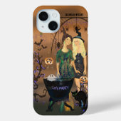 Twee spectaculaire Halloween heksen telefoonhoesje Case-Mate iPhone Case (Achterkant)