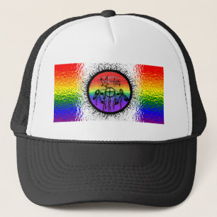 Twee spiegelvormige lampvormgeving trucker pet
