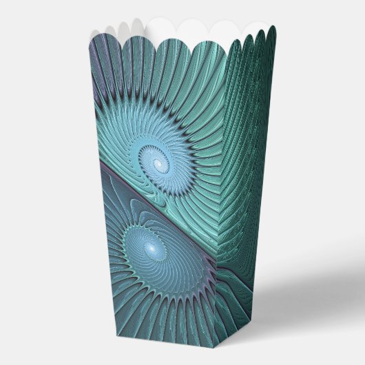 Twee spiraalvormen Kleurrijke moderne abstracte fr Bedankdoosjes (Voorkant)