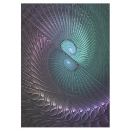 Twee spiraalvormige kleurrijke moderne abstracte f tafelkleed