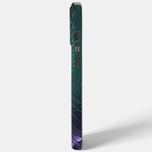 Twee spiralen Kleurrijke Moderne Abstracte Fractal Case-Mate iPhone Case (Achterkant / Links)