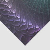 Twee spiralen Kleurrijke Moderne Abstracte Fractal Tissuepapier (Detail)