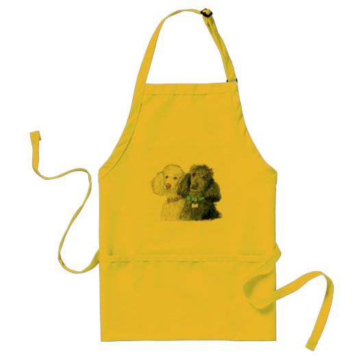 Twee spoodsen Apron Standaard Schort (Voorkant)