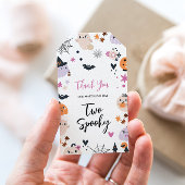 Twee spookachtige Halloween Cadeaulabel
