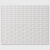 Twee spookachtige Schattigee roze Halloween Happy  Cadeaupapier (Vlak)