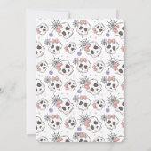 Twee spookachtige Schattigee roze Halloween verjaa Kaart (Achterkant)