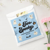 Twee Spooky Blue Halloween 2e verjaardagsfeest Bedankzakje (Gezegeld)