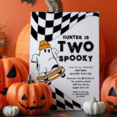 Twee Spooky Dude verjaardagsuitnodiging Kaart