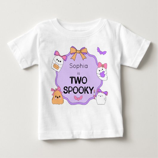 Twee Spooky Ghost Halloween Verjaardag (Voorkant)