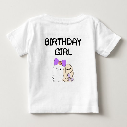 Twee Spooky Ghost Halloween Verjaardag (Achterkant)