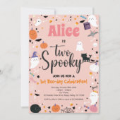 Twee Spooky Girl 2e Birthday Halloween Party (Voorkant)