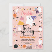 Twee Spooky Girl 2e Birthday Halloween Party (Voorkant)