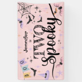 Twee Spooky Girl Schattige Ghost Halloween 2e Verj Spandoek (Verticaal)