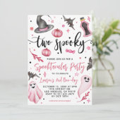 Twee Spooky Halloween 2e Verjaardag Kaart (Staand voorkant)