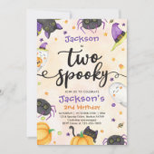 Twee Spooky Halloween 2e Verjaardag Kaart (Voorkant)