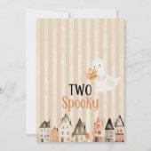 Twee Spooky Halloween 2e Verjaardag Kaart (Achterkant)