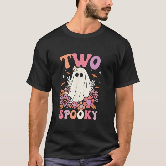Twee Spooky Halloween 2e verjaardag Party Decorati T-shirt (Voorkant)