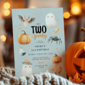 Twee Spooky Halloween 2e verjaardag Uitnodiging