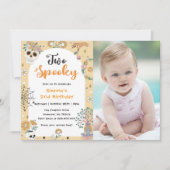 Twee Spooky Halloween Ghost 2e Verjaardag Foto Kaart (Voorkant)