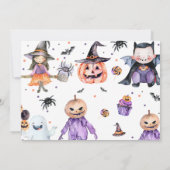 Twee Spooky Halloween Ghost 2e Verjaardag Foto Kaart (Achterkant)