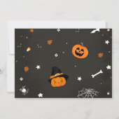 Twee Spooky Halloween Schattigee Ghost 2e Verjaard Kaart (Achterkant)