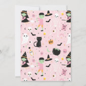 Twee Spooky Halloween Verjaardagsfeestuitnodiging Kaart (Achterkant)