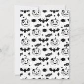 Twee Spooky Oranje Ghost Halloween Verjaardag Kaart (Achterkant)