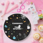 Twee Spooky Verjaardag Papieren Bordje (Feest)