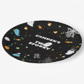 Twee Spooky Verjaardag Papieren Bordje (Gekanteld)