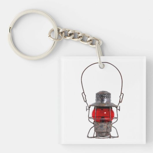 Twee spoorwegen sleutelhanger (Voorkant)