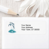 twee springdolfijnen etiket (Insitu)