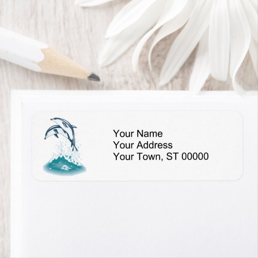 twee springdolfijnen etiket (Insitu)